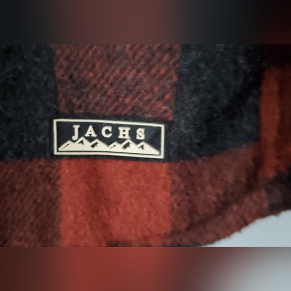 Jachs New York Mens Lined Flannel Wool Blend Overshirt Jacket - Size M - EUC - Picture 2 of 10